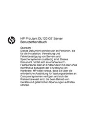 HP ProLiant DL120 G7 Benutzerhandbuch