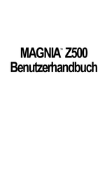 Toshiba Magnia Z500 Benutzerhandbuch