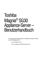 Toshiba Magnia SG30 Benutzerhandbuch