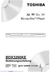 Toshiba BDX3200 Bedienungsanleitung