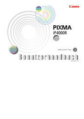 Canon PIXMA iP4000R Benutzerhandbuch
