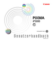 Canon PIXMA iP5000 Benutzerhandbuch