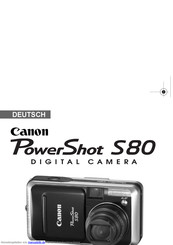 Canon PowerShot S80 Benutzerhandbuch