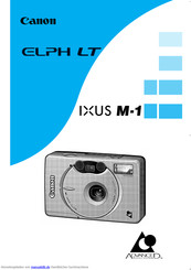 Canon ELPH LT IXUS M-1 Anleitung