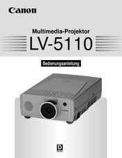 Canon LV-5110 Bedienungsanleitung