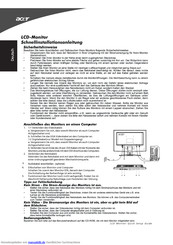 Acer X183H Schnellinstallationsanleitung