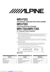 Alpine MRV-F353 Bedienungsanleitung