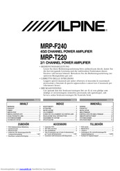 Alpine MRP-T220 Bedienungsanleitung