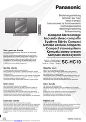 Panasonic SCHC10EG Bedienungsanleitung