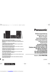 Panasonic SCPMX7DBEG Bedienungsanleitung