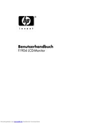 HP f1904 Benutzerhandbuch