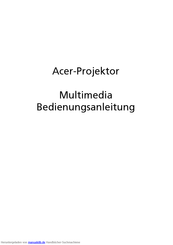Acer K330 Bedienungsanleitung