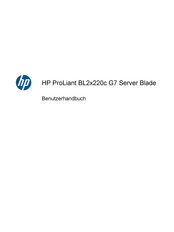 HP ProLiant BL2x220c G7 Benutzerhandbuch