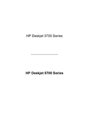 HP Deskjet 5700 Series Benutzerhandbuch