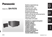 Panasonic SHFX70 Bedienungsanleitung