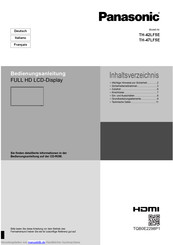 Panasonic TH47LF5E Bedienungsanleitung