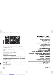 Panasonic SCAKX14EG Bedienungsanleitung