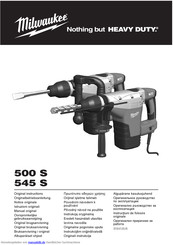 Milwaukee 545 S Originalbetriebsanleitung