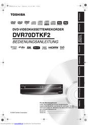 Toshiba DVR70DTKF2 Bedienungsanleitung