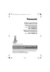 Panasonic KXTG8061SL Bedienungsanleitung
