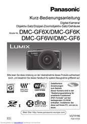 Panasonic DMCGF6XEG Bedienungsanleitung