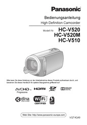 Panasonic HCV520EG Bedienungsanleitung