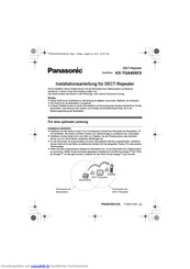 Panasonic KX-TGA405EX Installationsanleitung