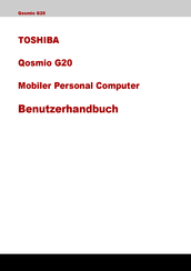 Toshiba Qosmio G20 (PQG20) Benutzerhandbuch