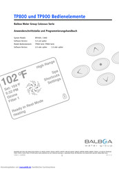 Balboa TP900 Anwenderschnittstelle Und Programmierungshandbuch