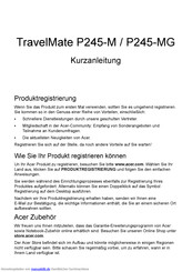 Acer TravelMate P245-MG Kurzanleitung