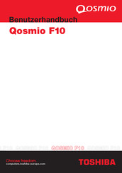 Toshiba Qosmio F10 Benutzerhandbuch