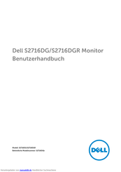 Dell S2716DGR Benutzerhandbuch