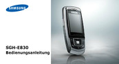 Samsung SGH-E830 Bedienungsanleitung