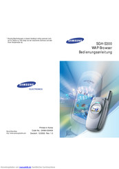 Samsung SGH-S300 Bedienungsanleitung