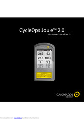 Saris Cycling Group CycleOps Joule 2.0 Benutzerhandbuch