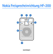Nokia HF-200 Bedienungsanleitung