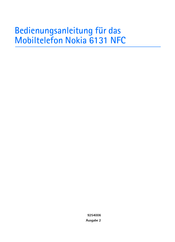 Nokia 6131 NFC Bedienungsanleitung