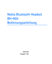 Nokia BH-902 Bedienungsanleitung