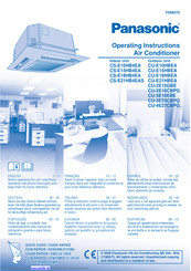 Panasonic CUE21HBEA Bedienungsanleitung