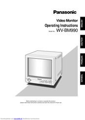 Panasonic WVBM990 Bedienungsanleitung