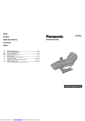Panasonic EP3205 Bedienungsanleitung