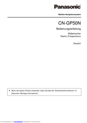 Panasonic strada CN-GP50N Bedienungsanleitung