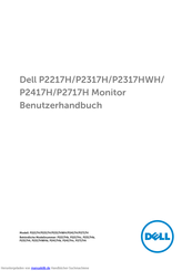 Dell P2217H Benutzerhandbuch