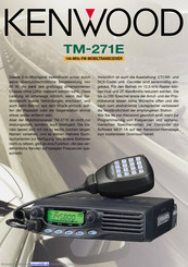 Kenwood TM-271E Handbuch