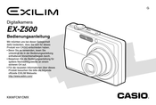 Casio Exilim EX-Z500 Bedienungsanleitung