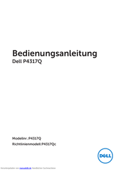 Dell P4317Q Bedienungsanleitung