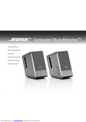 Bose Computer MusicMonitor Bedienungsanleitung