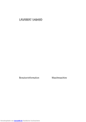 Aeg LAVAMAT 54849D Benutzerhandbuch