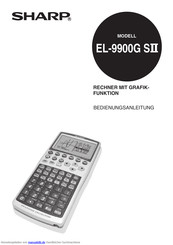 Sharp EL-9900GSII Bedienungsanleitung
