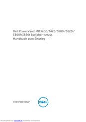 Dell Arrays MD3820f Handbuch